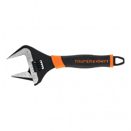 Adjustable wrench with extra wide jaw, 250mm Truper Expert®
