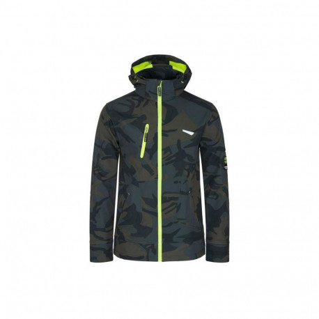 Softshell North Ways Borel 1511 Camo/neoonkollane, suurus M