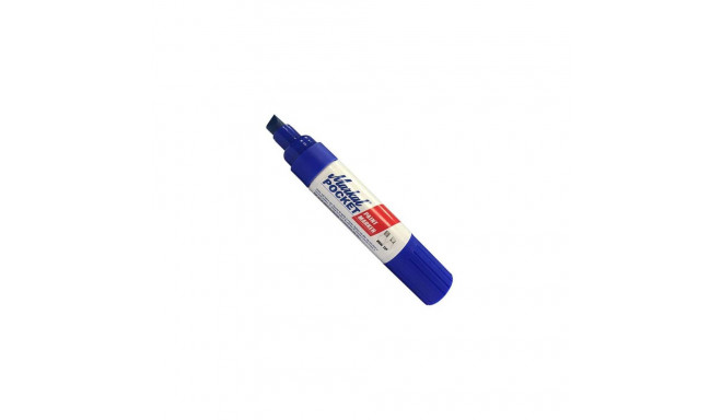 Markal pocket paint marker – 10mm reversible nib, xylene-free fast-drying permanent blue paint, comp