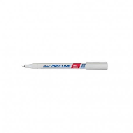 Markal Pro-Line Fine liquid paint marker – 1.5 mm fine round tip, white, xylene-free, permanent, ind