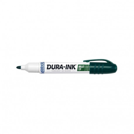 Markal dura-ink permanent ink marker 60 – industrial-strength green ink, bullet tip, quick drying, c