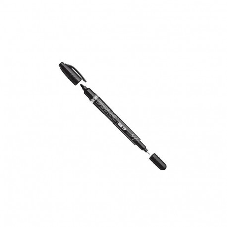 Permanent ink marker Markal DURA-INK Dual Tip, black