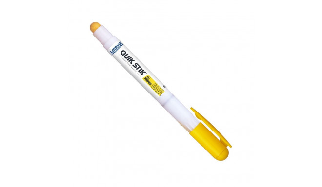 Markal Quik Stik paintstik mini 6mm solid paint marker – yellow, twist-up plastic holder, weather an
