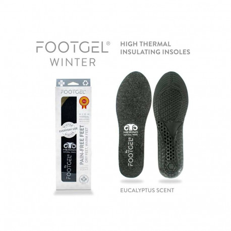 Sisetallad Footgel Winter Everyday Use, eukalüpti lõhnaga, suurus 35-40