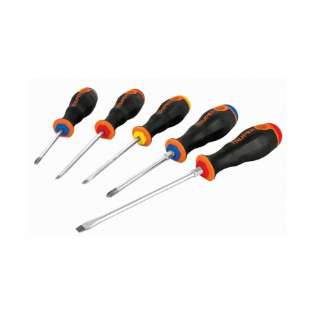 Screwdriver set with comfort grip, 5pcs Truper®
