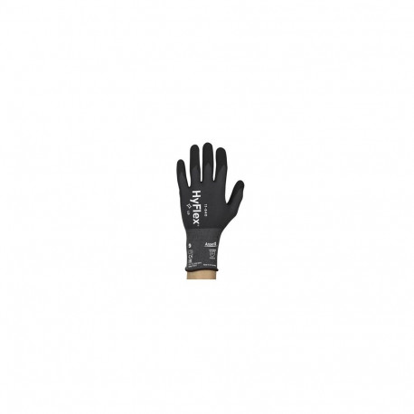 Ansell HyFlex 11-840 work gloves – foam nitrile palm coating, 15-gauge nylon/spandex liner, size 6, 