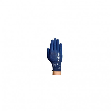 Safety gloves Ansell HyFlex 11-819 ESD, size 11. Thin Nylon, spandex, carbon. Foam nitrile palm dipp