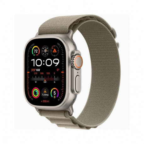 Apple Watch Ultra 2 Cellular, 49mm Olive Alpine Loop - Large