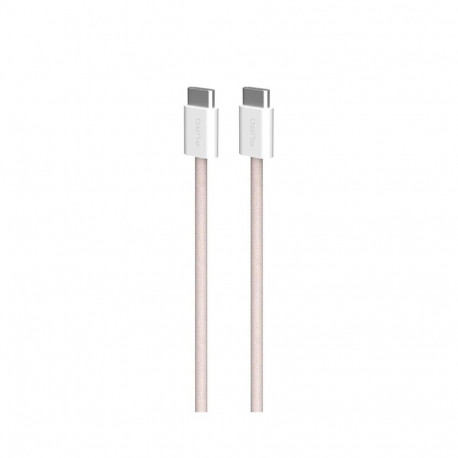Kaabel Puro Braided USB-C/USB-C 60W, 1.5m, Pink