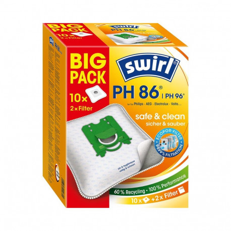 Tolmukotid Swirl MicroPor PET S-bag, 10+1