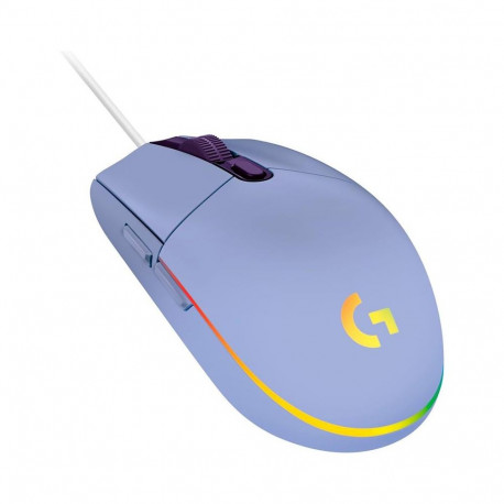 Juhtmega Hiir Logitech G102 LightSync, lilla