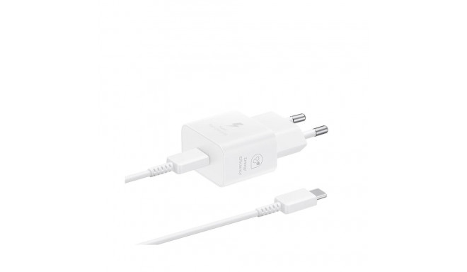 Vooluadapter Samsung 25W USB-C, White