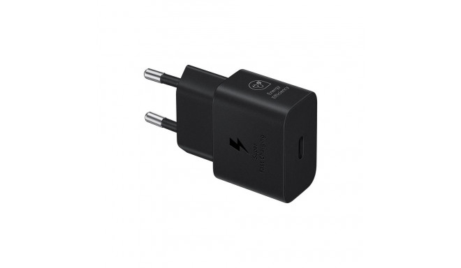 Vooluadapter Samsung 25W USB-C (w/o cable), Black