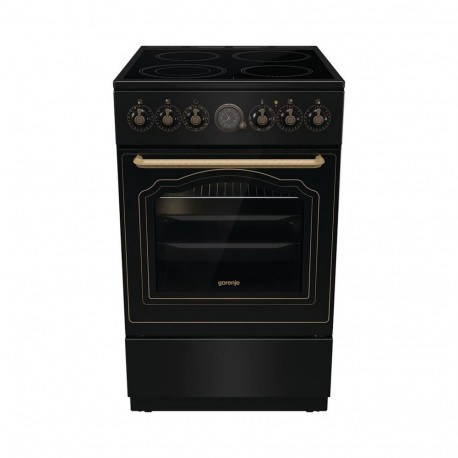 Keraamiline pliit, Gorenje, 50cm, retro must