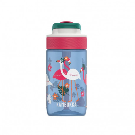 Lastepudel Lagoon 400 ml Kambukka, Blue Flamingo