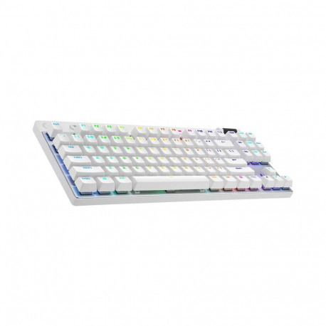 Klaviatuur Logitech Pro X TKL US (W), valge