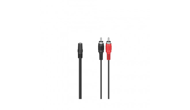 Kaabel Hama 2RCA - 3.5mm socket