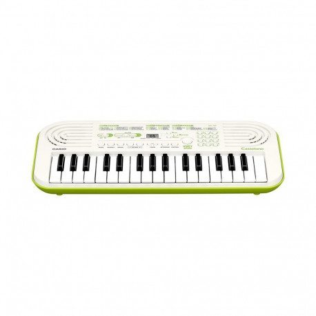 Casio minisüntesaator 32-klahvi / valge-roheline