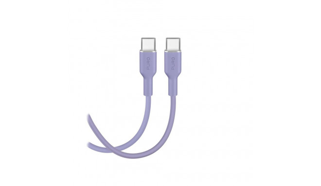 Cable Puro Soft USB-C/USB-C 1.5m, Pink