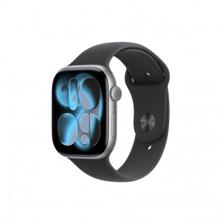 Apple Watch 11 5G 46mm Space Grey Alu, Black Sport Band, S/M