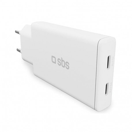 Charger SBS GaN 67W 2xUSB-C, Ultra Slim