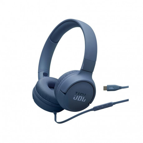 Kõrvaklapid JBL T520C, kõrva pealsed, blue