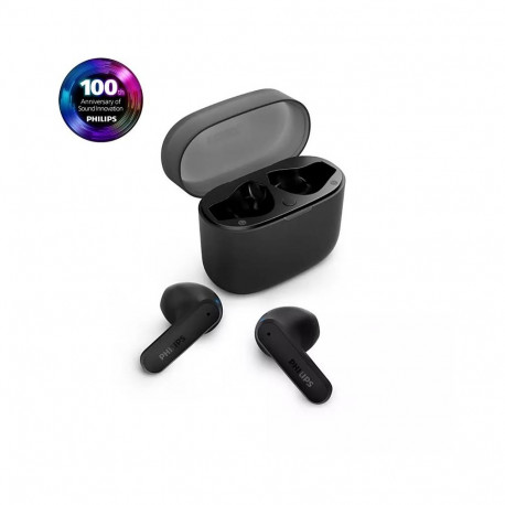 Täielikult juhtmevabad kõrvaklapid Philips, must