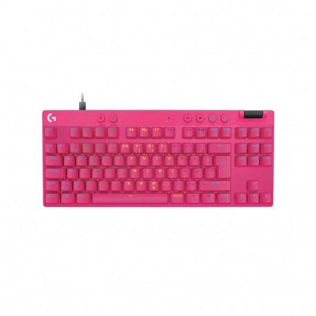 Klaviatuur Logitech Pro X TKL Rapid SWE, roosa