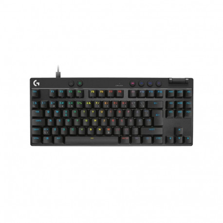 Klaviatuur Logitech Pro X TKL Rapid SWE, must