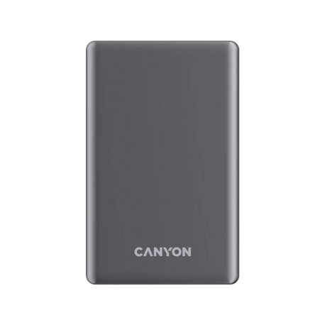 Power bank Canyon 5000mAh 20W MagSafe, Dark Grey