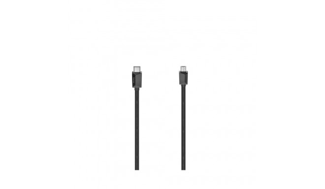 Cable Hama Micro-USB/USB-C, 480 Mbps, 0.75m