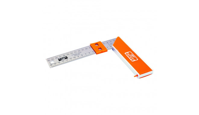 Carpenters square 250mm with sliding marker
