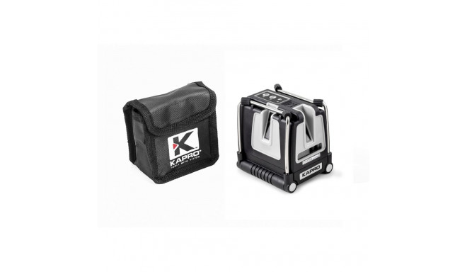 Kapro 873G cross-line laser with 3 green beams and foldable legs