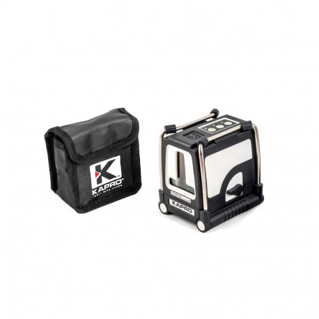 Kapro 872G cross-line laser with green beam and foldable legs