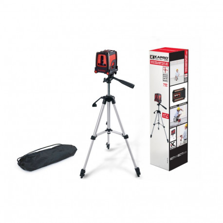 Kapro 872_SET ristjoonlaser punase kiirega + statiiv 1.3m