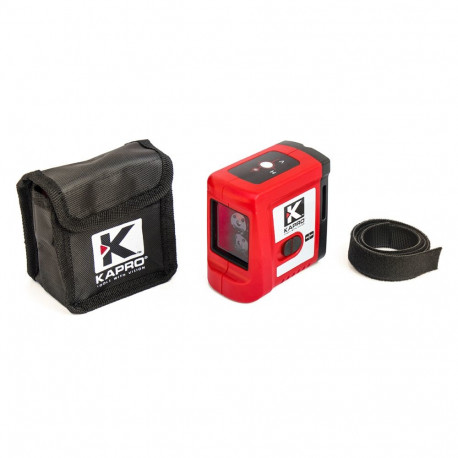 Kapro 862 cross-line laser with red beam and magnet