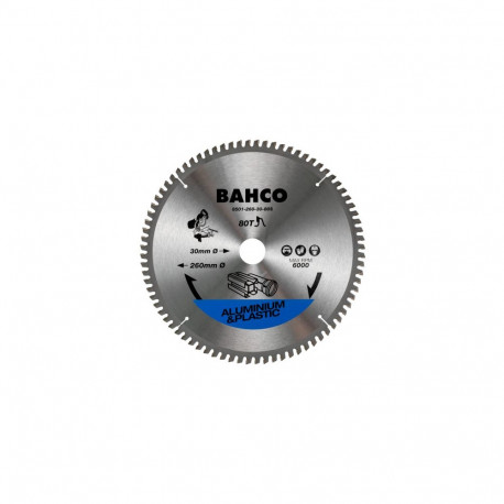 Circular saw blade Bahco 300x30mm 96H -5°, for aluminium