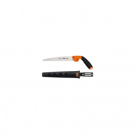 Bahco handheld pruning saw with dual-component handle and holster 5 TPI for living wood, 280mm
