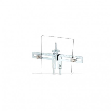 Adjustable blind hole cutter for Edma hot knife, 30-150mm