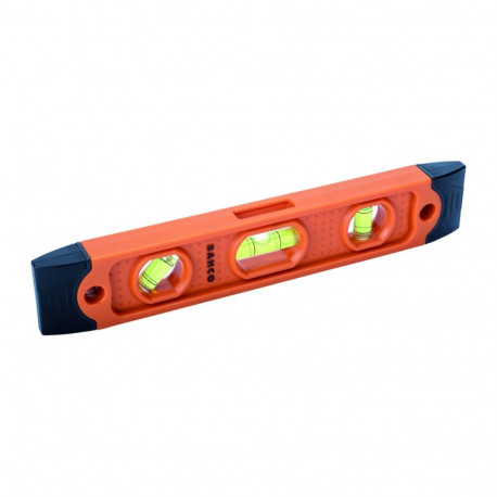 Plastic torpedo level 225mm with magnet