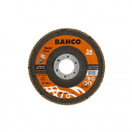 Flap disc INOX+Fe P40 125x22.23mm conical