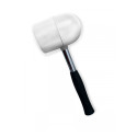 Edma tile hammer – curved and smooth striking surfaces, 250g, lightweight design
