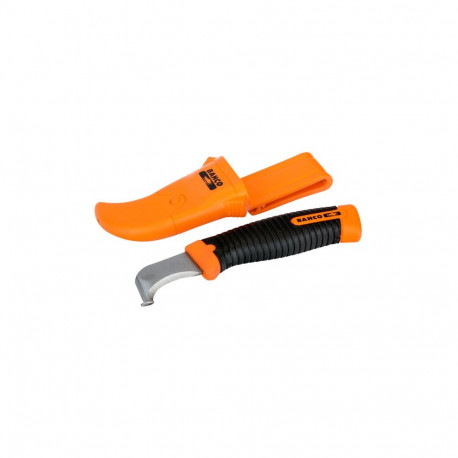 Bahco electrician´s stripping knife 2446-EL-HELP – sharpened front and lateral stainless steel blade