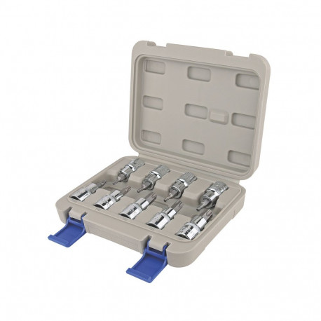 TORX bit socket set 9 pcs 1/2" T20-T60 Irimo