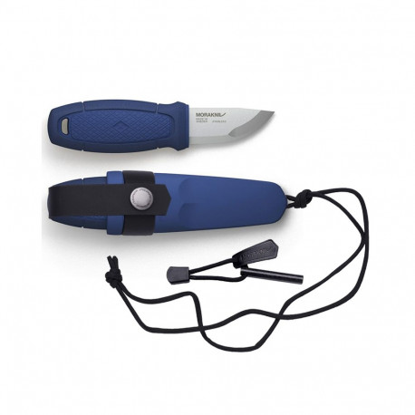 Morakniv Eldris Outdoor Knife Kit – 2.0mm Stainless Steel Blade, Fire Starter, Blue