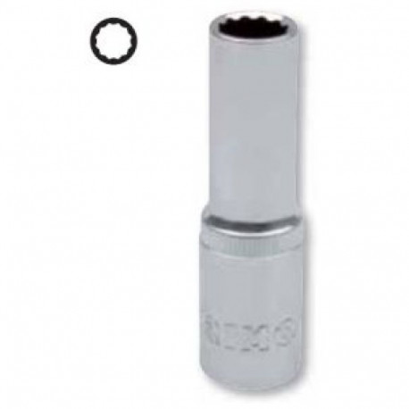 Deep double hexagon socket 14mm 1/2" Irimo blister