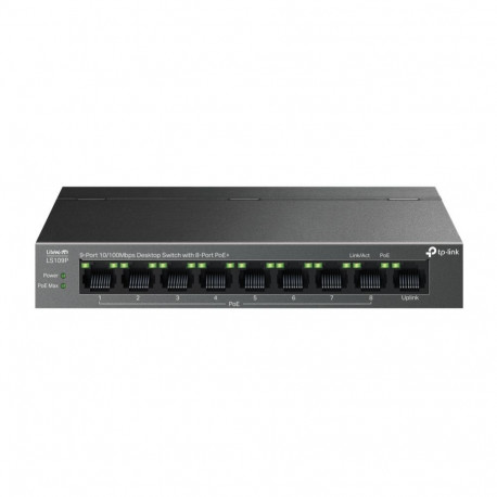 TP-Link NET SWITCH 9PORT 10/100M 8POE+/LS109P