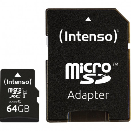 Intenso MEMORY MICRO SDXC 64GB UHS-I/W/ADAPTER 3423490