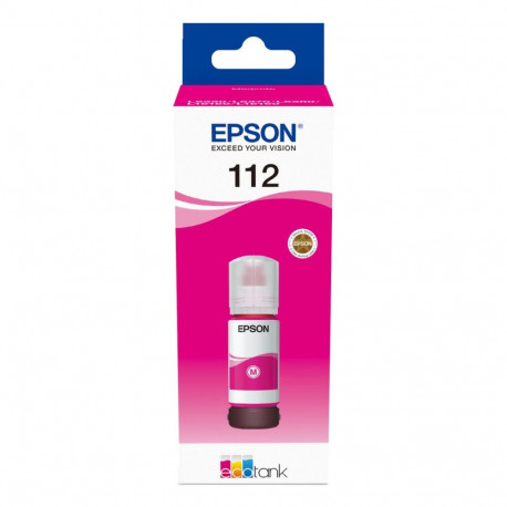 EPSON 112 EcoTank Pigment C13T06C34A Ink Bottle, Magenta