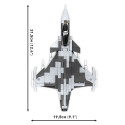 Bricks Armed Forces SAAB Jas 39 Gripen E 480 blocks